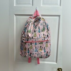 FAST FORWARD Disney Princess Pink School Backpack Tiana Belle Ariel Cinderella